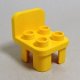 6040234,6194390【Yellow】デュプロ 2x2チェア 1個