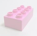 4652851【Dark Pink】デュプロ 2x4ブリック 1個