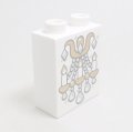 6101864【White】デュプロ 1x2x2ブリック(シャンデリア) 1個