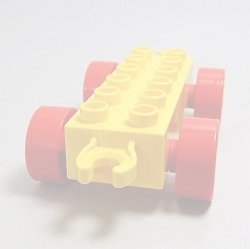 画像1: 6086771【Yellow】デュプロ 2x6カーベース 1個