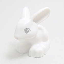 画像1: 4580605,6019794【White】デュプロ ウサギ 1個