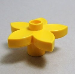 画像1: 4100853【Yellow】デュプロ 花 1個