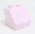 4667516【Bright Pink】デュプロ 2x2x1.5スロープ 1個