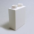 4251661,6101121【White】デュプロ 1x2x2ブリック 1個