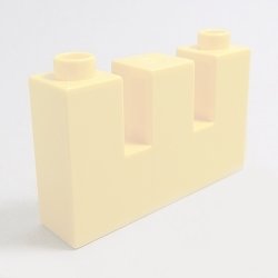 画像1: 6071250,6250858【Yellow】デュプロ 1x4x2スリット入りブリック 1個