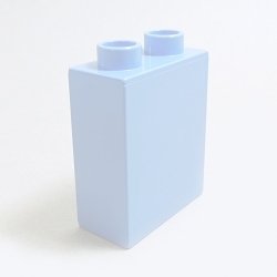 画像1: 4292781,6101123【Medium Blue】デュプロ 1x2x2ブリック 1個