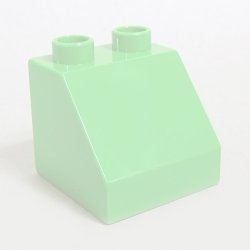 画像1: 4583530【Bright Green】デュプロ 2x2x1.5スロープ 1個