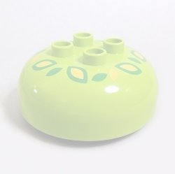 画像1: 6055812,6083844【Lime】デュプロ 4x4半球ブリック 1個