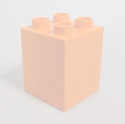 画像1: 4566312【Orange】デュプロ 2x2x2ブリック 1個