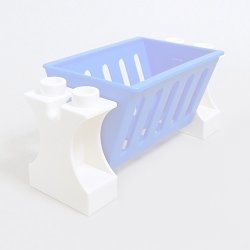 画像1: 6057649＋6059083【Blue＋White】デュプロ 回転するカゴ 1個