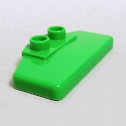 画像1: 6120601【Bright Green】デュプロ 2x4ウィング 1枚