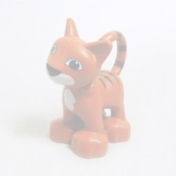 画像1: 6018944【Dark Orange】デュプロ ネコ 1個