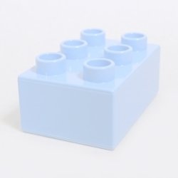 画像1: 4613700【Medium Blue】デュプロ 2x3ブリック 1個