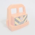 6034263【Orange】デュプロ 2x4フロントの部品 1個