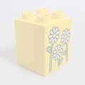 6138110【Yellow】デュプロ 2x2x2ブリック(花) 1個