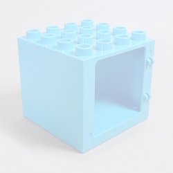 画像1: 6097824【Medium Azure】デュプロ 4x4x3窓枠 1個