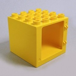 画像1: 6097821【Yellow】デュプロ 4x4x3窓枠 1個