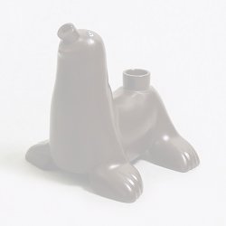 画像1: 6033090【Dark Brown】デュプロ アシカ 1個