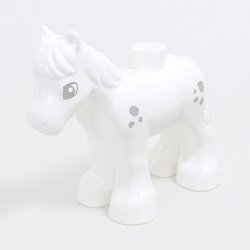 画像1: 6149657【White】デュプロ ウマ 1個