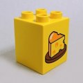 6136459【Yellow】デュプロ 2x2x2ブリック(チーズ) 1個