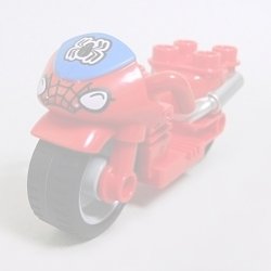 画像1: 6117920【Red】デュプロ バイク(スパイダーマン) 1個