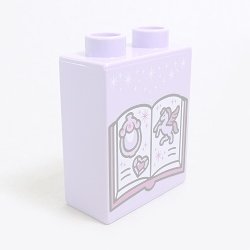 画像1: 6149974【Lavender】デュプロ 1x2x2ブリック(本) 1個