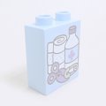 6149608【Bright Light Blue】デュプロ 1x2x2ブリック(器具) 1個