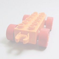 画像1: 6172440【Orange】デュプロ 2x6カーベース 1個