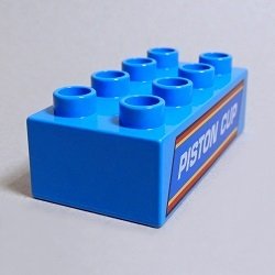 画像1: 6186555【Dark Azure】デュプロ 2x4ブリック(PISTON CUP) 1個