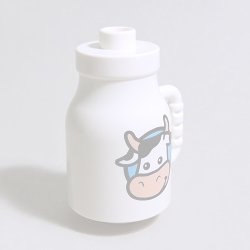画像1: 6214780【White】デュプロ ボトル(牛,ミルク) 1個