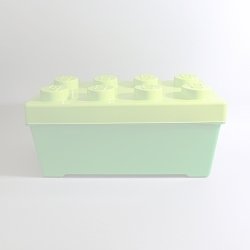 画像1: 【Lime＋Bright Green】レゴの空箱(中) 1個