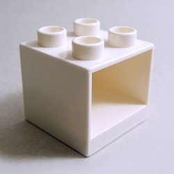 画像1: 6258902【White】デュプロ 2x2x1.5キャビネット 1個