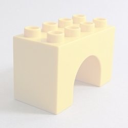 画像1: 6213652【Yellow】デュプロ 2x4x2アーチブリック 1個