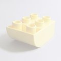 6296059【Bright Light Yellow】デュプロ 2x3逆カーブブリック 1個