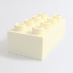 画像1: 6294939【Bright Light Yellow】デュプロ 2x4ブリック 1個