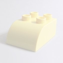 画像1: 6295005【Bright Light Yellow】デュプロ 2x3カーブブリック 1個