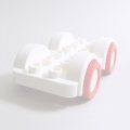 6286217【White】デュプロ 2x6カーベース(Red Tires) 1個