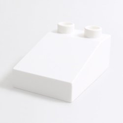 画像1: 6294369【White】デュプロ 2x3スロープ 1個