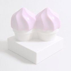 画像1: 6287591【Bright Pink＋White】デュプロ カップケーキ 1個