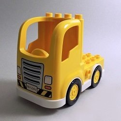 画像1: 6307350＋6249384【Yellow＋White】デュプロ トラック 1個