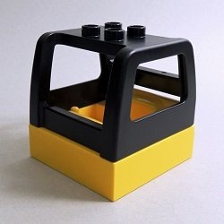 画像1: 6299072＋6299071【Black＋Yellow】デュプロ キャビン 1個