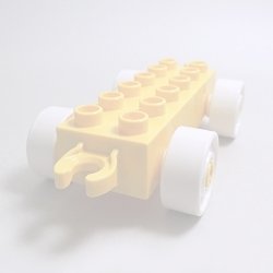 画像1: 6335218【Yellow】デュプロ 2x6カーベース 1個