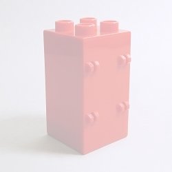 画像1: 6323951【Red】デュプロ 2x2x3シェルフ(窓の扉取付可能) 1本