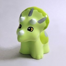 画像1: 6343775【Yellowish Green】デュプロ トリケラトプス 1個