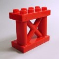 6338812【Red】デュプロ 2x4x3柱 1個