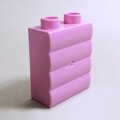 6343499【Bright Pink】デュプロ 1x2x2ログブリック 1個