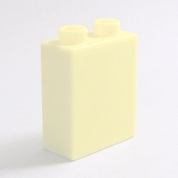 画像1: 6374781【Vibrant Yellow】デュプロ 1x2x2ブリック 1個