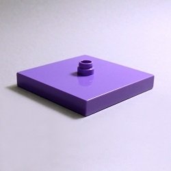 画像1: 6381398【Medium Lavender】デュプロ 4x4ターンテーブル・ベース 1枚