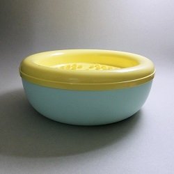 画像1: 6396444【Bright Light Yellow＋Light Aqua】デュプロ 14x14x4.5浮島 1個