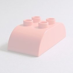 画像1: 6386991【Coral】デュプロ 2x4ダブルカーブブリック 1個